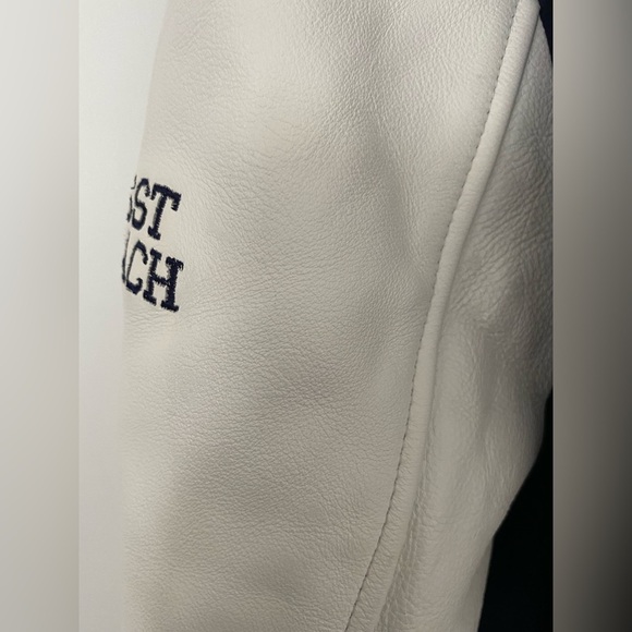 IRONHEAD Navy Blue Full Zip Long Sleeves Varsity Jacket in Medium - Picture 10 of 11